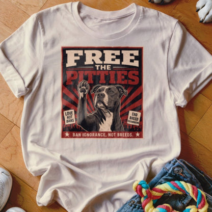 Free The Pitties Shirt - The Pawsitive Initiative
