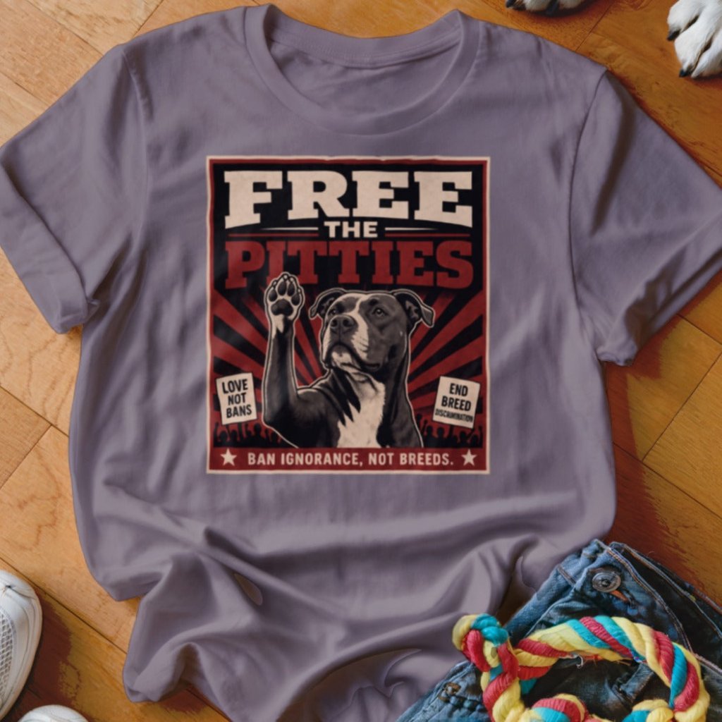 Free The Pitties Shirt - The Pawsitive Initiative