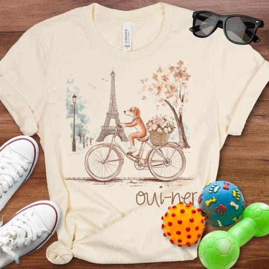 French Bicycle Shirt - The Pawsitive Initiative