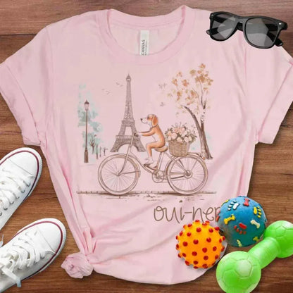 French Bicycle Shirt - The Pawsitive Initiative
