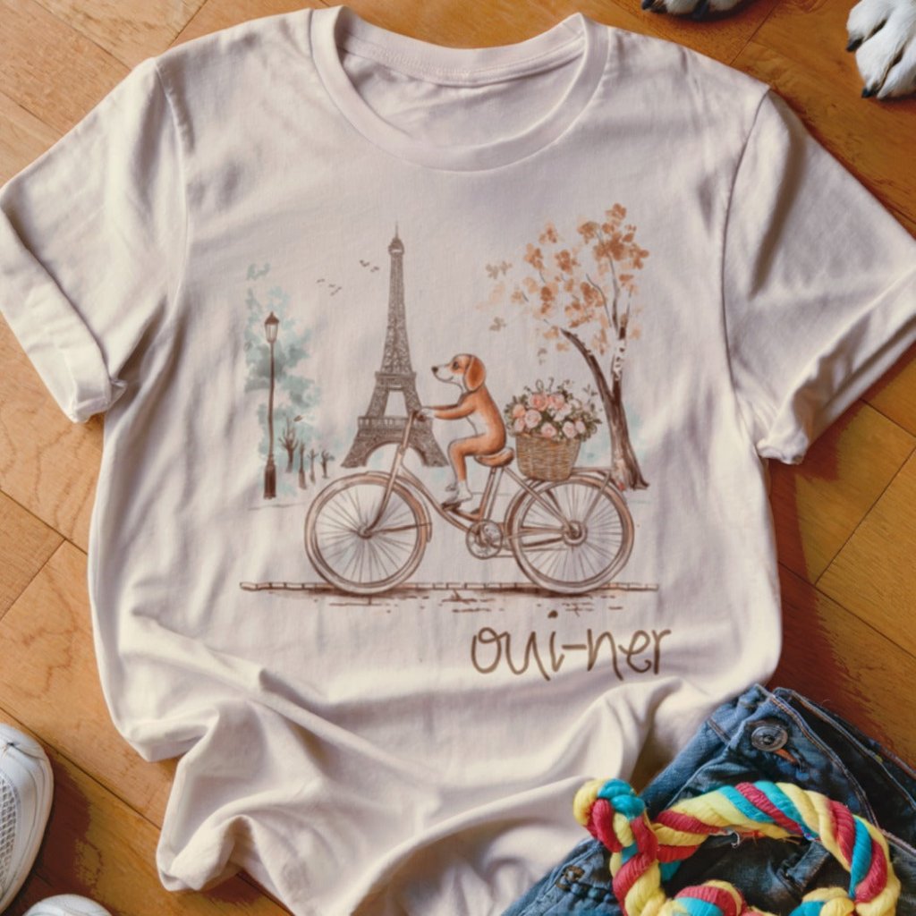 French Bicycle Shirt - The Pawsitive Initiative