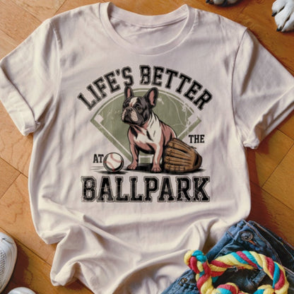 Frenchie Ballpark Shirt - The Pawsitive Initiative