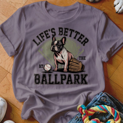 Frenchie Ballpark Shirt - The Pawsitive Initiative