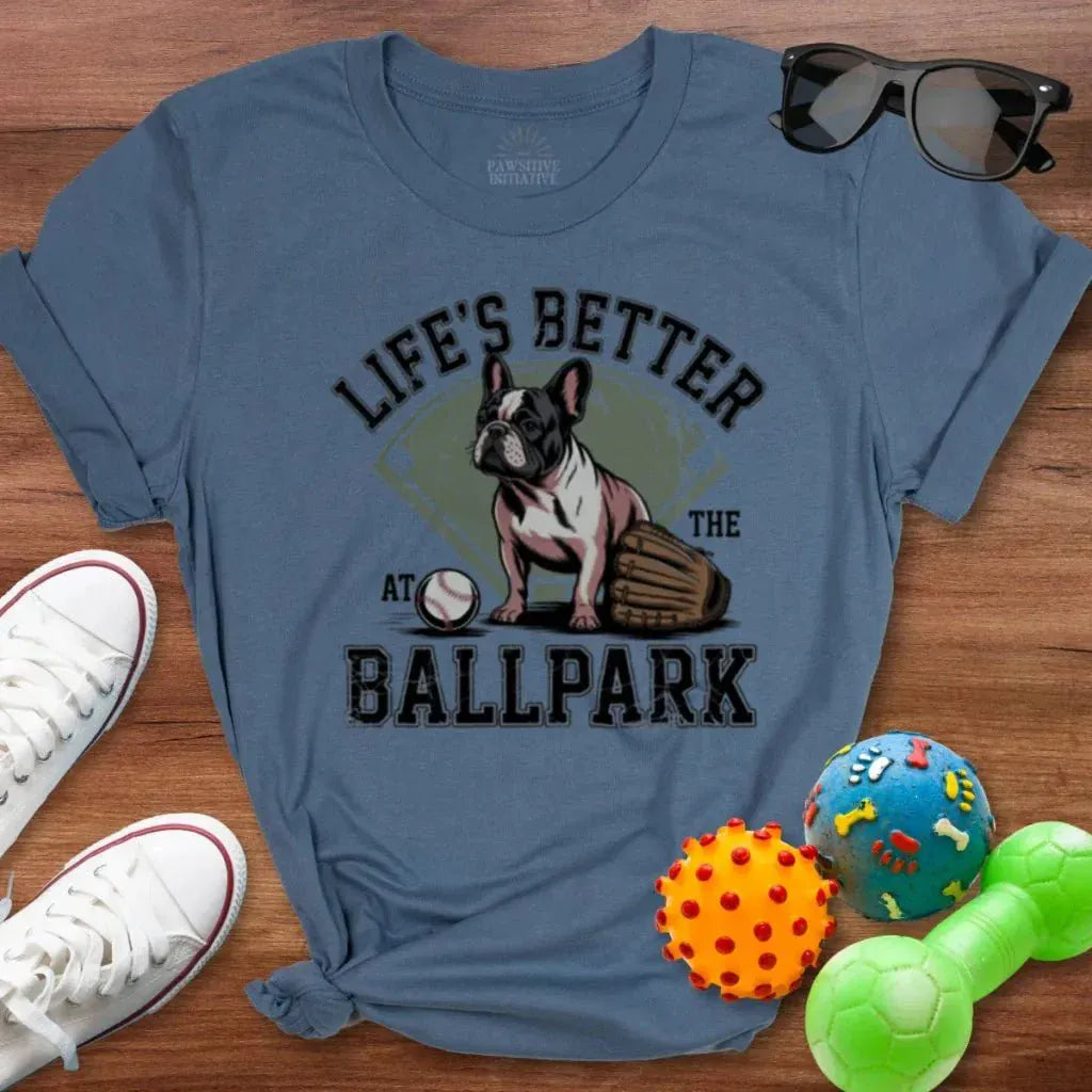 Frenchie Ballpark Shirt - The Pawsitive Initiative
