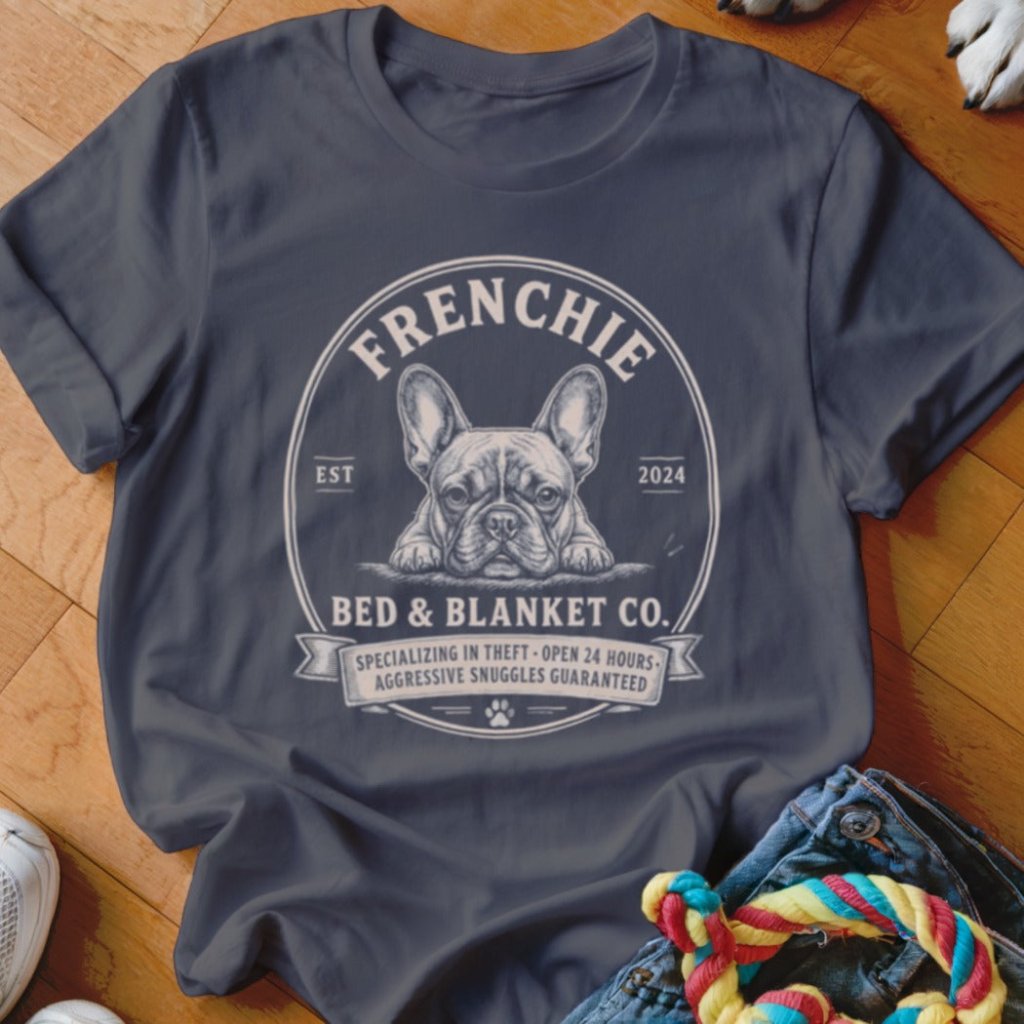 Frenchie Bed & Blanket Co Shirt - The Pawsitive Initiative