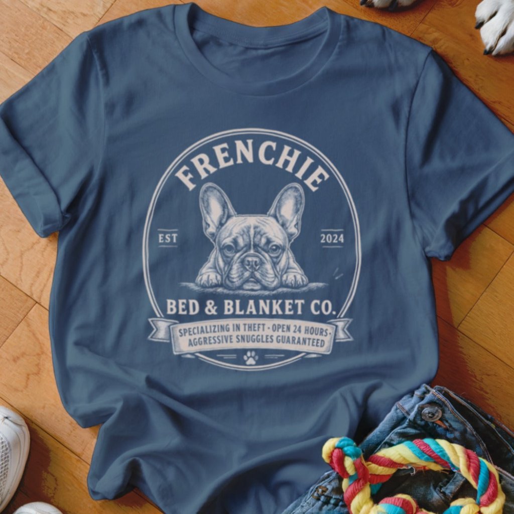 Frenchie Bed & Blanket Co Shirt - The Pawsitive Initiative