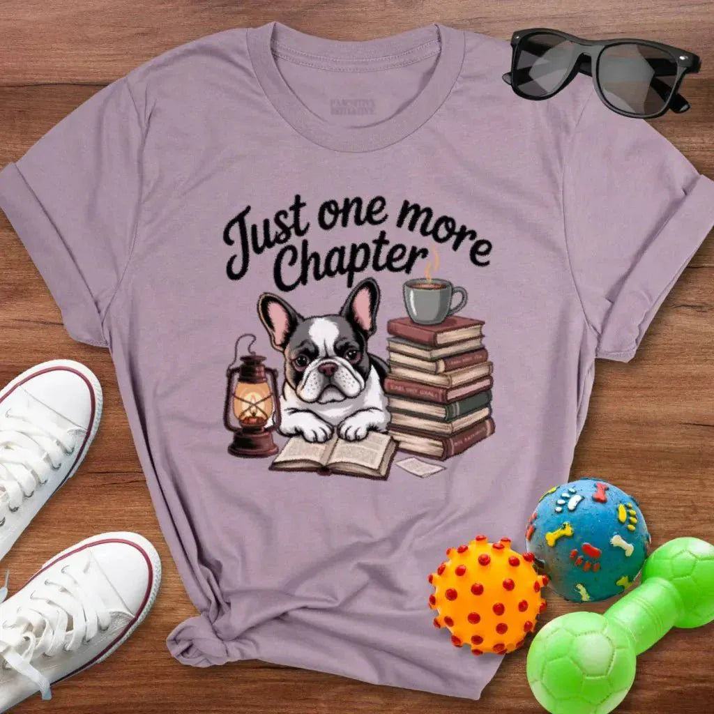Frenchie Bookworm Shirt - The Pawsitive Initiative