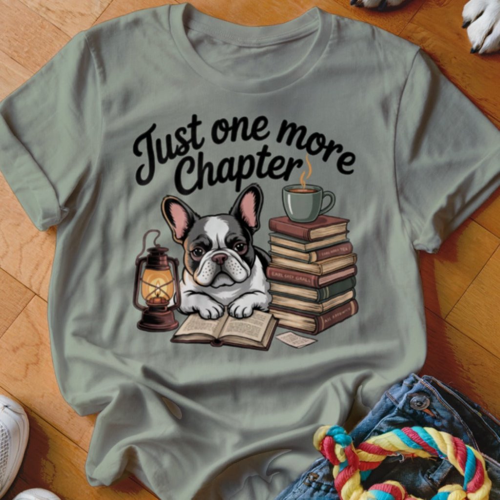 Frenchie Bookworm Shirt - The Pawsitive Initiative