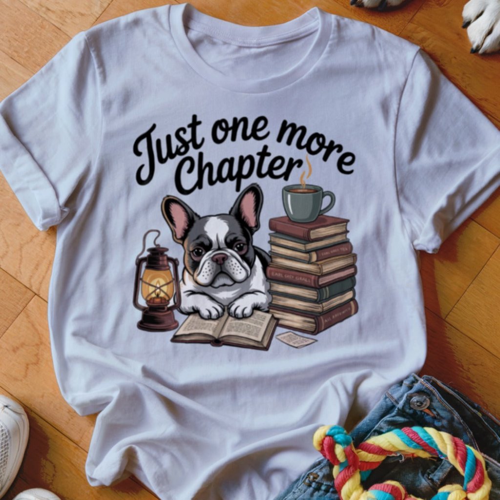 Frenchie Bookworm Shirt - The Pawsitive Initiative
