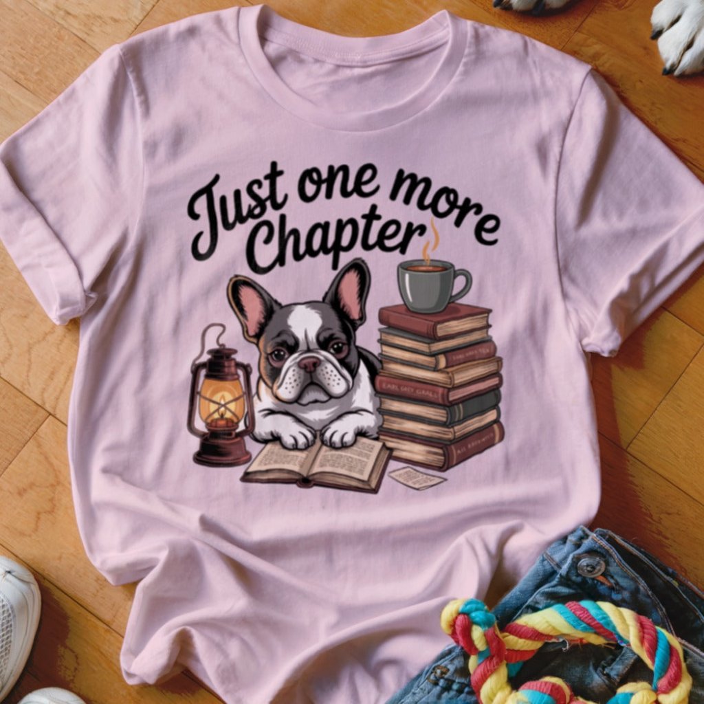 Frenchie Bookworm Shirt - The Pawsitive Initiative