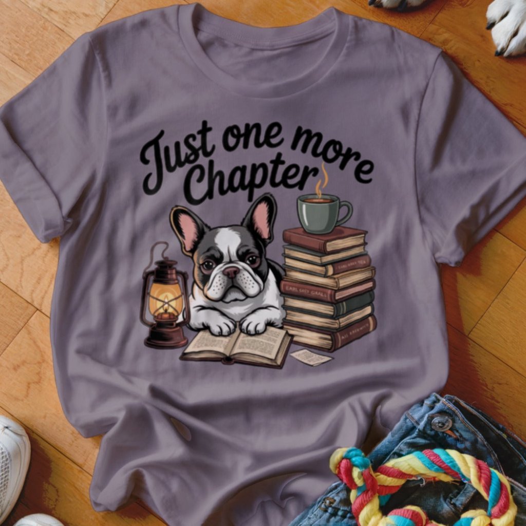 Frenchie Bookworm Shirt - The Pawsitive Initiative