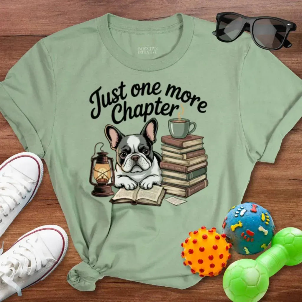 Frenchie Bookworm Shirt - The Pawsitive Initiative