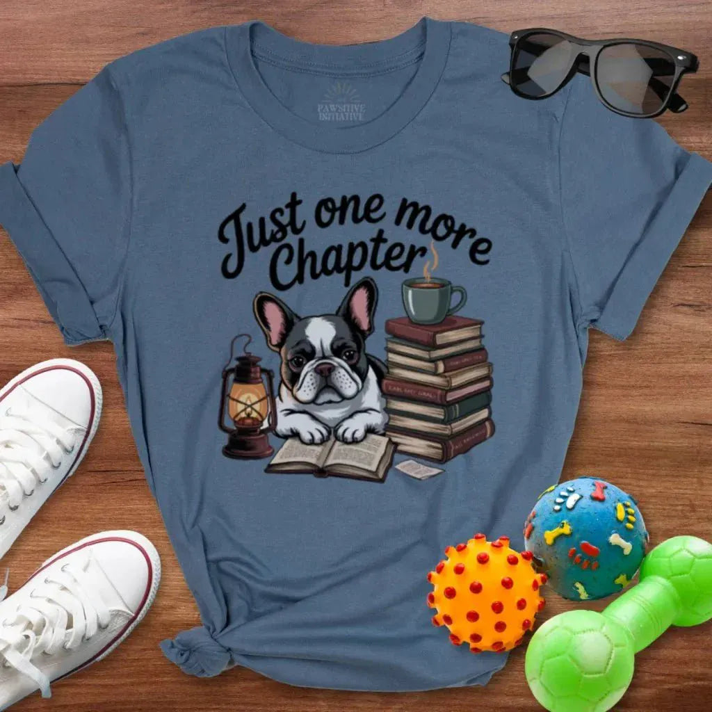 Frenchie Bookworm Shirt - The Pawsitive Initiative