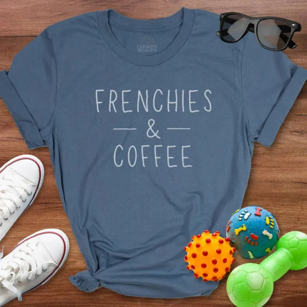 Frenchie & Coffee Shirt - The Pawsitive Initiative