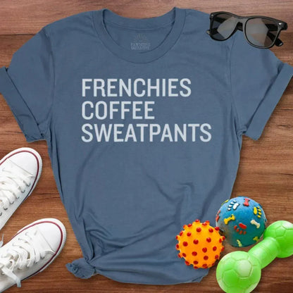 Frenchie Coffee Sweatpants Shirt - The Pawsitive Initiative