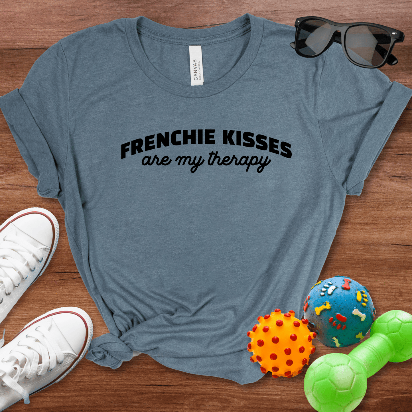 Frenchie Kisses Shirt - The Pawsitive Initiative