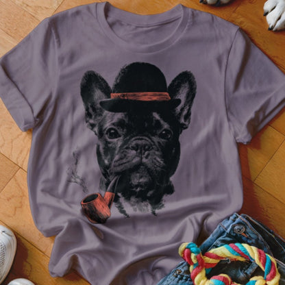 Frenchie Pipe Shirt - The Pawsitive Initiative