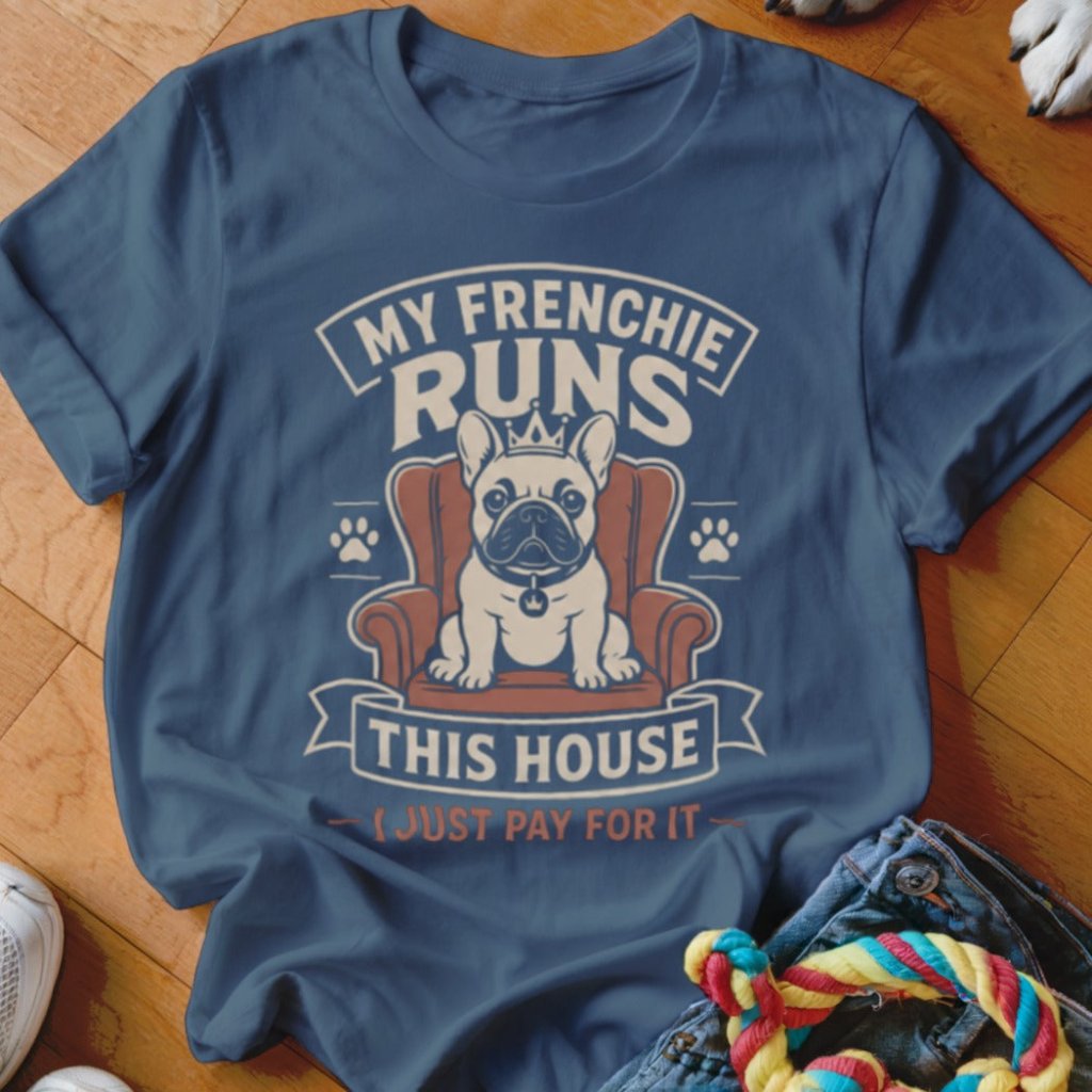 Frenchie Runs This House Shirt - The Pawsitive Initiative