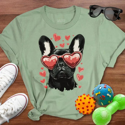 Frenchie Valentine Shirt - The Pawsitive Initiative