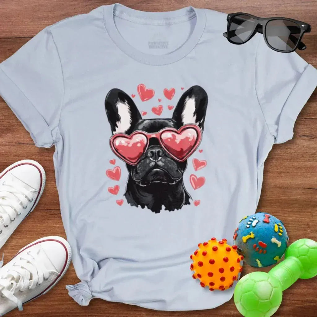 Frenchie Valentine Shirt - The Pawsitive Initiative