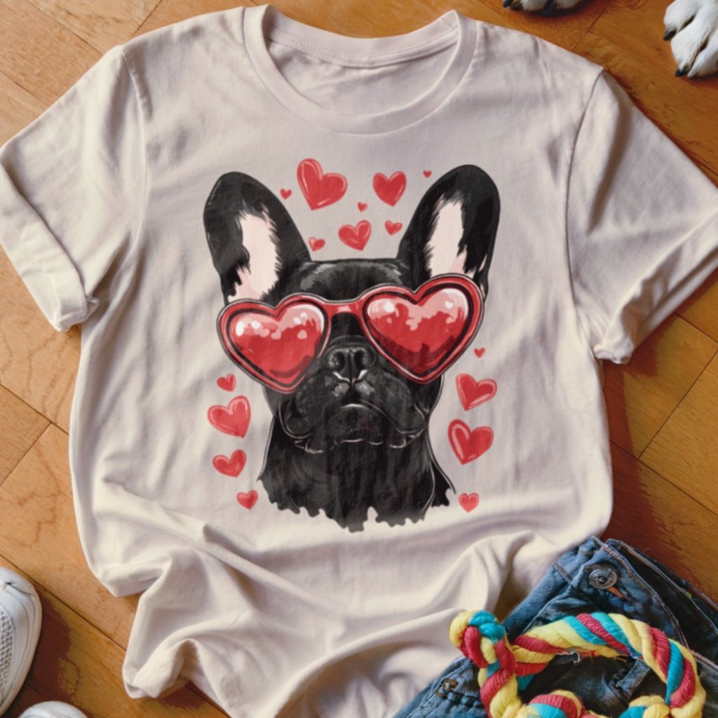 Frenchie Valentine Shirt - The Pawsitive Initiative