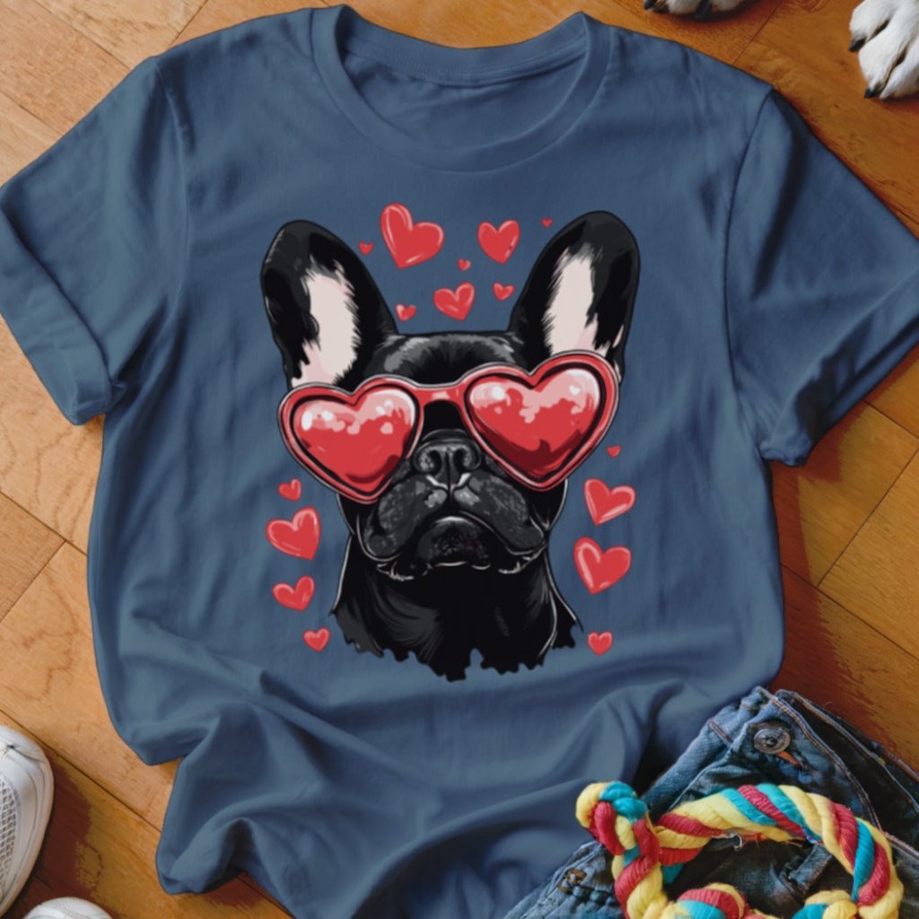Frenchie Valentine Shirt - The Pawsitive Initiative