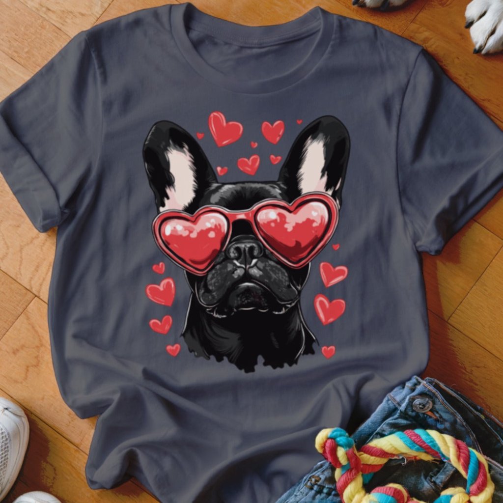 Frenchie Valentine Shirt - The Pawsitive Initiative