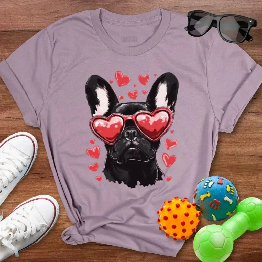 Frenchie Valentine Shirt - The Pawsitive Initiative