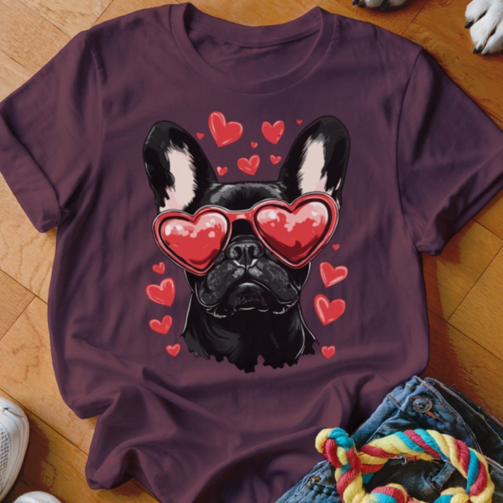Frenchie Valentine Shirt - The Pawsitive Initiative