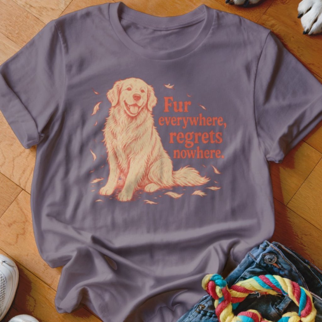 Fur Everywhere, Regrets Nowhere Shirt - The Pawsitive Initiative