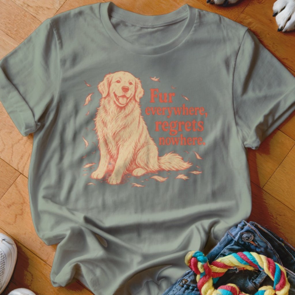 Fur Everywhere, Regrets Nowhere Shirt - The Pawsitive Initiative