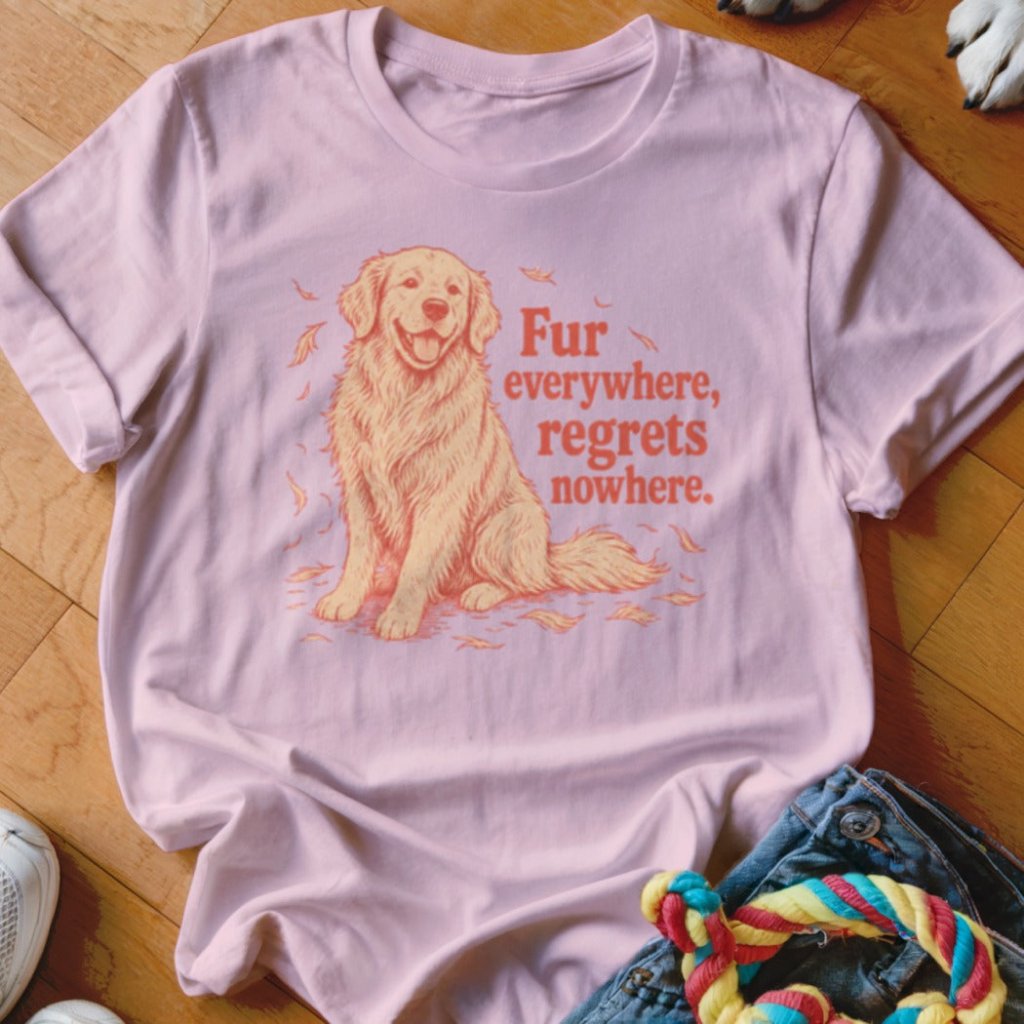 Fur Everywhere, Regrets Nowhere Shirt - The Pawsitive Initiative