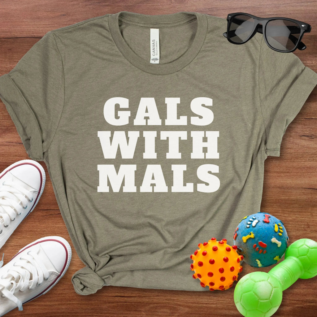 Gals with Mals Shirt - The Pawsitive Initiative