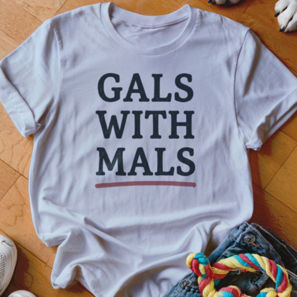 Gals with Mals Shirt - The Pawsitive Initiative