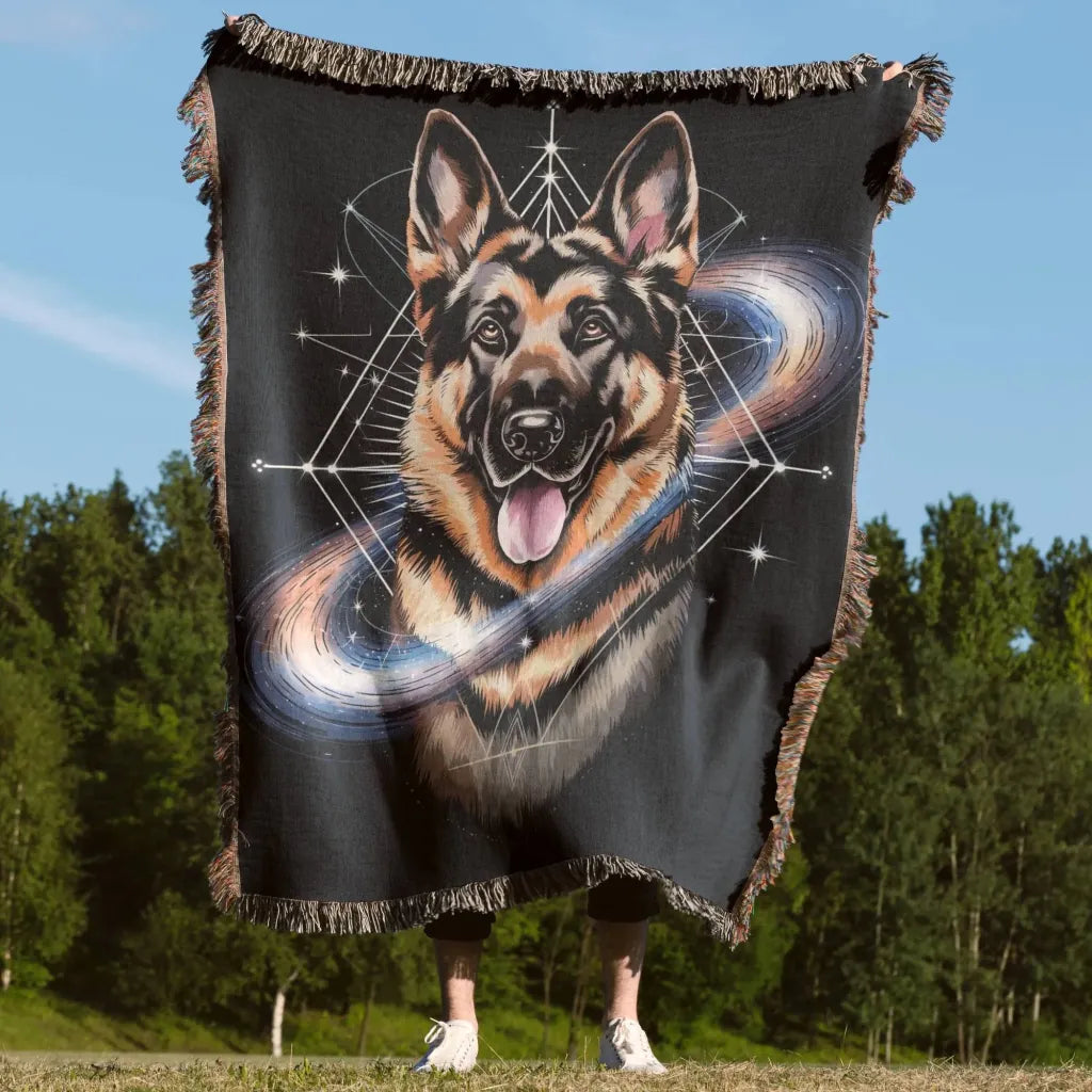 German Shepherd Astrology Blanket - The Pawsitive Initiative