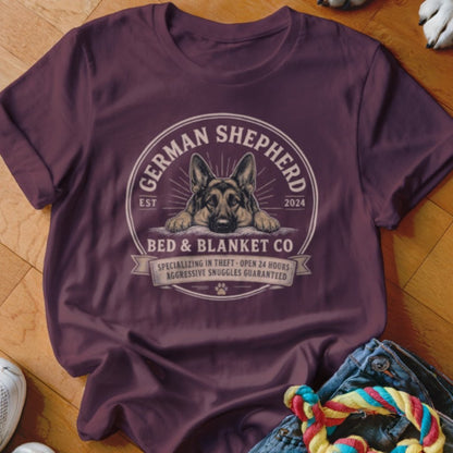 German Shepherd Bed & Blanket Co Shirt - The Pawsitive Initiative