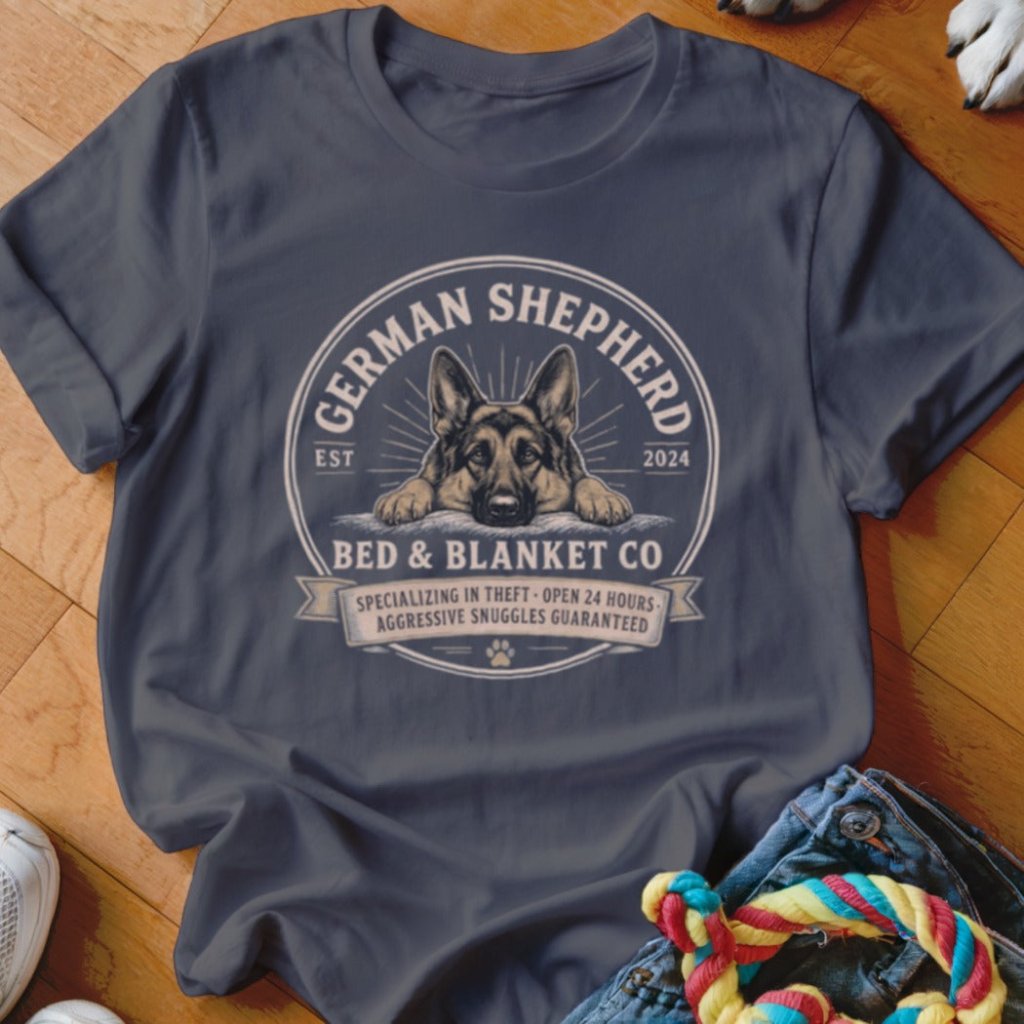 German Shepherd Bed & Blanket Co Shirt - The Pawsitive Initiative