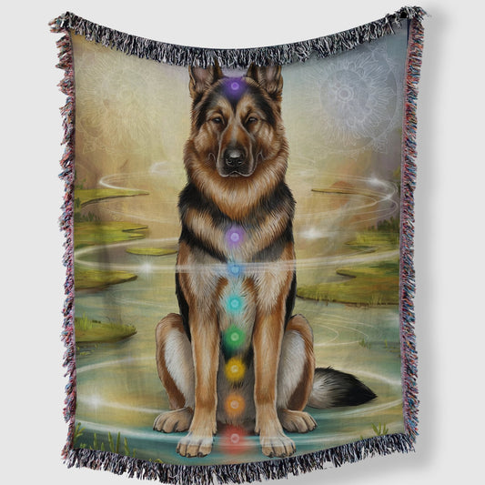 German Shepherd Chakra Blanket - The Pawsitive Initiative