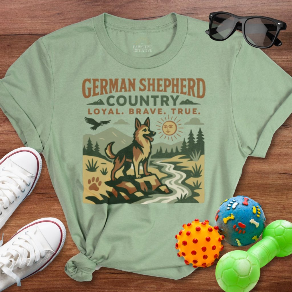 German Shepherd Country Shirt - The Pawsitive Initiative
