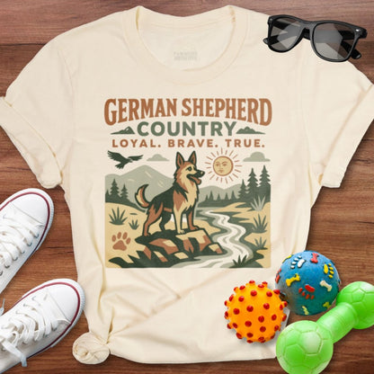 German Shepherd Country Shirt - The Pawsitive Initiative