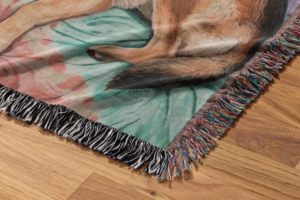 German Shepherd Pastel Tie Dye Blanket - The Pawsitive Initiative