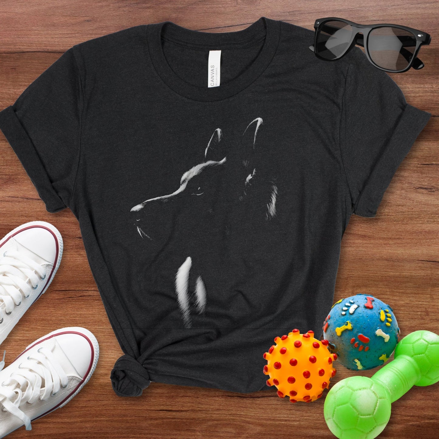 German Shepherd Silhouette Shirt - The Pawsitive Initiative