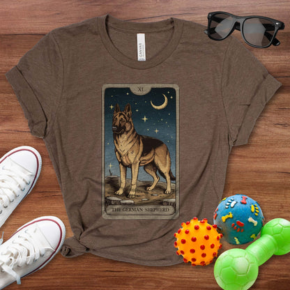 German Shepherd Tarot Card Shirt - The Pawsitive Initiative