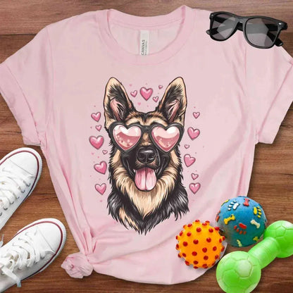 German Shepherd Valentine Shirt - The Pawsitive Initiative