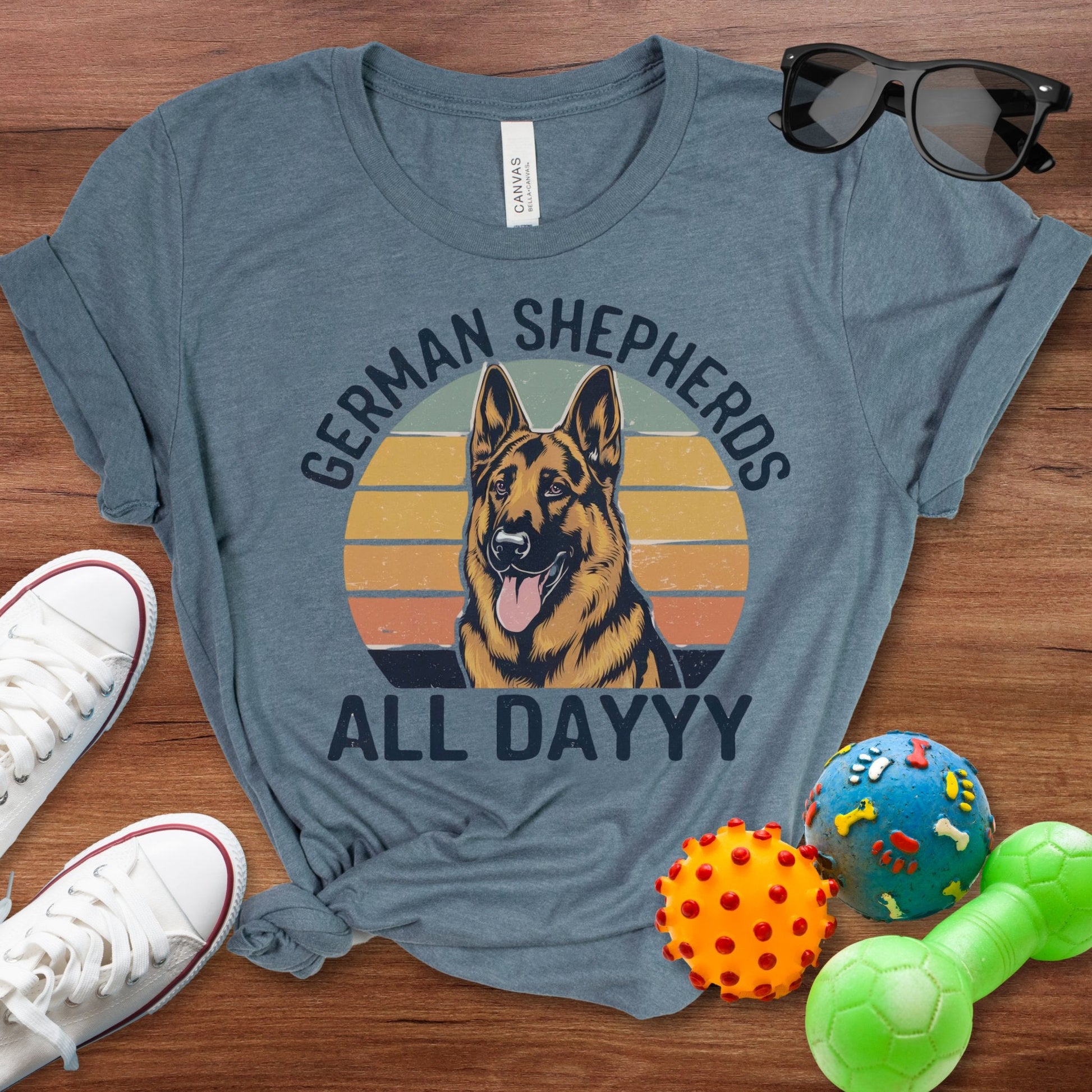 German Shepherds All Day Shirt - The Pawsitive Initiative