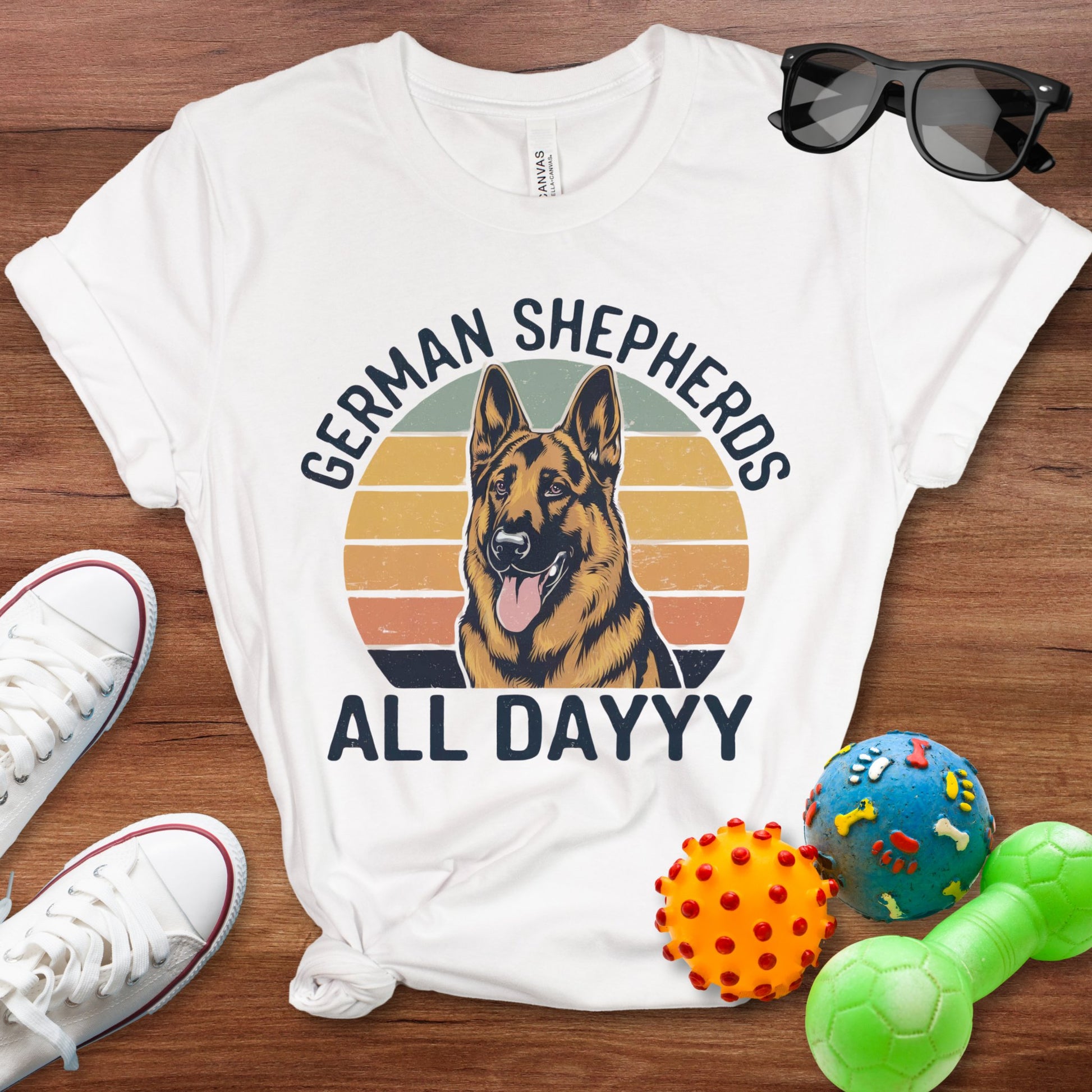 German Shepherds All Day Shirt - The Pawsitive Initiative