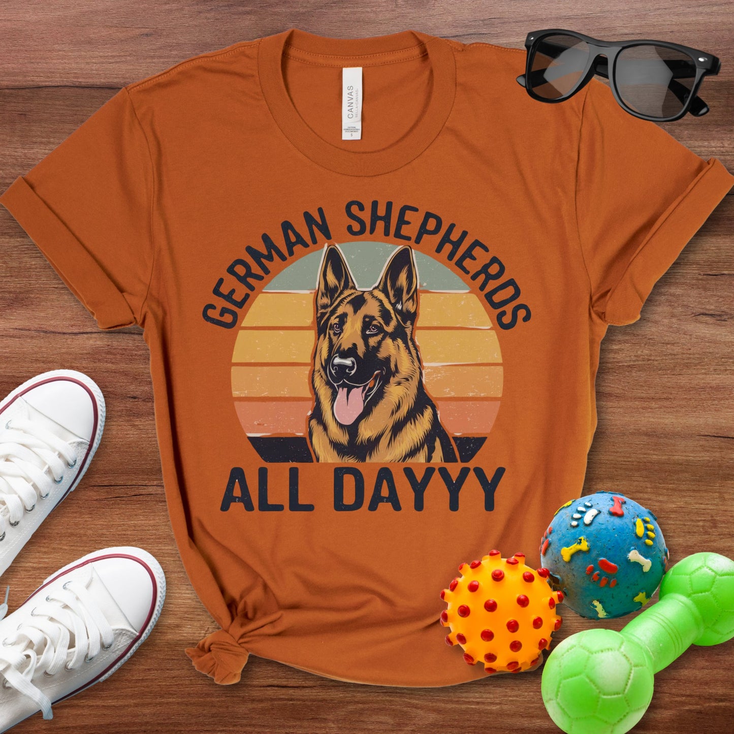 German Shepherds All Day Shirt - The Pawsitive Initiative