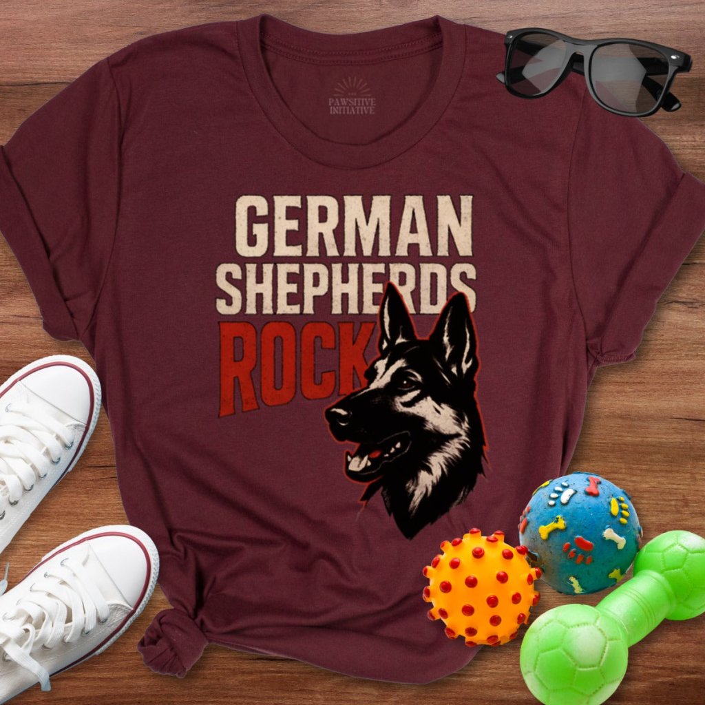 German Shepherds Rock Shirt - The Pawsitive Initiative