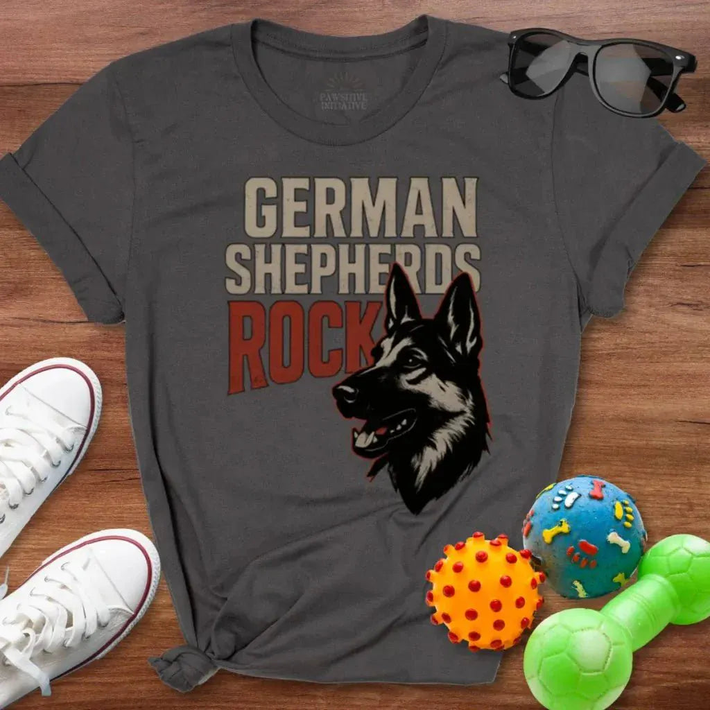 German Shepherds Rock Shirt - The Pawsitive Initiative