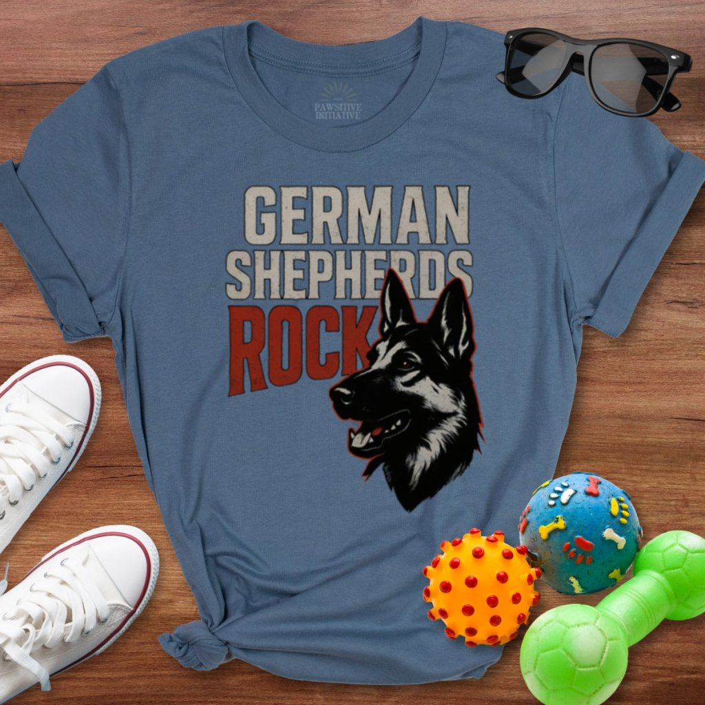 German Shepherds Rock Shirt - The Pawsitive Initiative